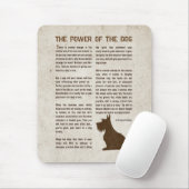 The Power of the Dog Poem - Rudyard Kipling Mousepad (Mit Mouse)