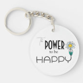 THE POWER TO BE HAPPY SCHLÜSSELANHÄNGER (Vorderseite)