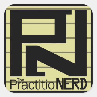 The PractioNERD "Original" Sticker (3" x 3")