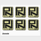 The PractioNERD "Original" Sticker (3" x 3") (Blatt)