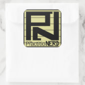 The PractioNERD "Original" Sticker (3" x 3") (Tasche)
