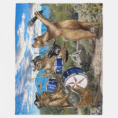 The Prairie Hogs Live! Fleecedecke (Vorderseite)