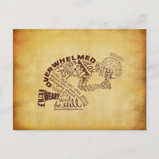 The Praying Woman Postcard Postkarte