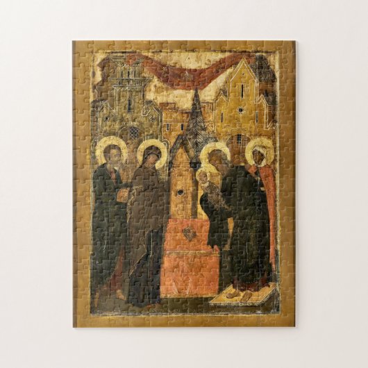 The Presentation of Christ into the Temple Icon    Puzzle (Vertikal)