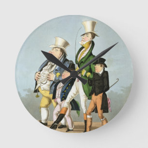 The Prices - Full Price, Half Price, High Price an Runde Wanduhr