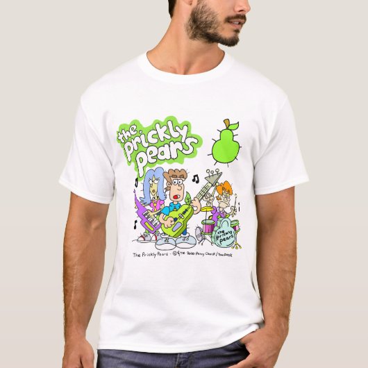 The Prickly Birs Cartoon Pop Rock Band T - Shirt (Vorderseite)