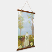 The Primrose Bride Wandteppich Mit Holzrahmen (Gewinkelt)