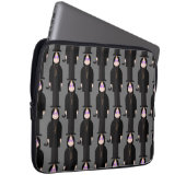 The Prince of Darkness – Patterned Laptop Sleeve (Vorne Rechts)