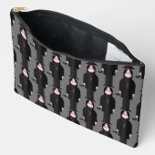 The Prince of Darkness – Patterned Zipper Pouch Zubehörtasche (Offen)