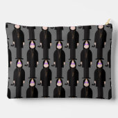 The Prince of Darkness – Patterned Zipper Pouch Zubehörtasche (Rückseite)