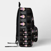 The Prince of Darkness – Psychedelic Pattern Backp Bedruckter Rucksack (Links)