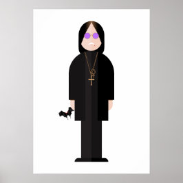 The Prince of Darkness – Rock Legend Poster