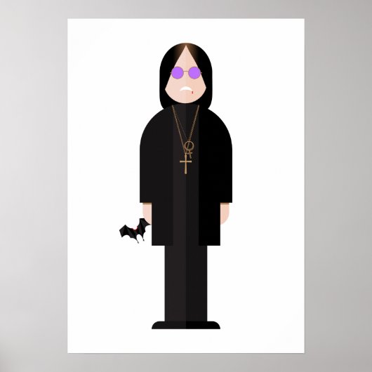The Prince of Darkness – Rock Legend Poster (Vorne)