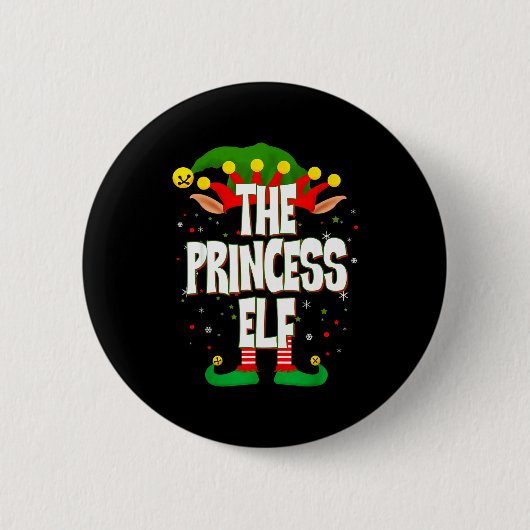 The Princess Elf Christmas Button (Vorderseite)