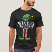 The Princess Elf Christmas Design T-Shirt (Vorderseite)