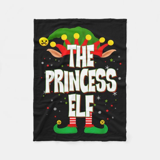 The Princess Elf Christmas Fleecedecke (Vorderseite)