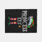 The Princess Elf Shirt Matching Family Funny Chris Fleecedecke (Vorderseite (Horizontal))