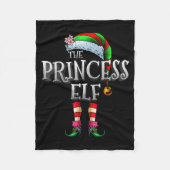 The Princess Elf Shirt Matching Family Funny Chris Fleecedecke (Vorderseite)