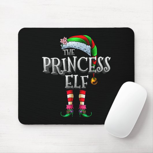 The Princess Elf Shirt Matching Family Funny Chris Mousepad (Mit Mouse)