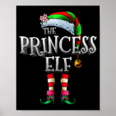The Princess Elf Shirt Matching Family Funny Chris Poster (Vorne)