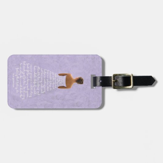 The Princess Luggage Tag Gepäckanhänger (Vorderseite horizontal)