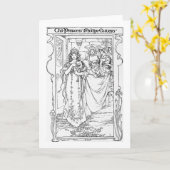 "The Princess Madge Enters" Märchen Kitty Blank Karte (Gelbe Blume)