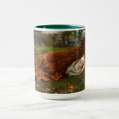 The Princess Out of School by Edward Robert Hughes Tasse (Zentrum)