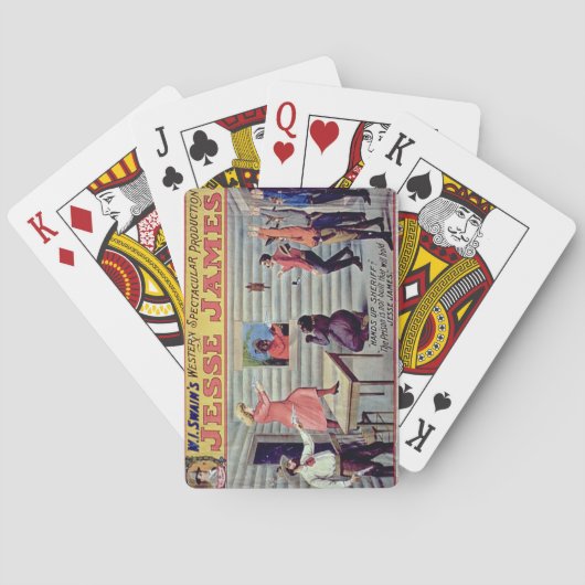 'The Prison Is Not Built That Will Hold Jesse Jame Spielkarten (Rückseite)