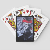 The Prisoner Painting by Alfred Fox Spielkarten (Rückseite)