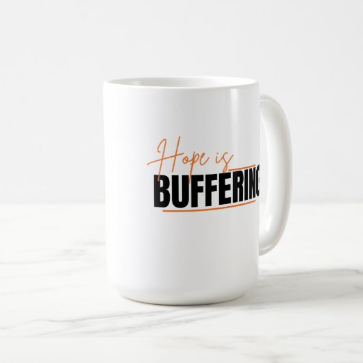 The Process of Hope Kaffeetasse (VorderseiteRechts)