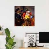 The Procuress by Johannes Vermeer  Poster (Heimbüro)