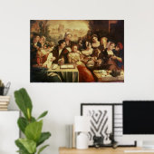 The Prodigal Son Feasting with Harlots Poster (Heimbüro)