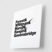 The Projects Quadratische Wanduhr (Winkel)