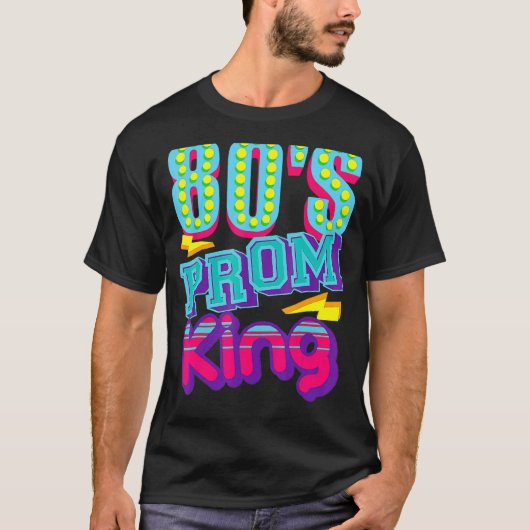 The Prom King Disco - Rückblick Nostalgisch T-Shirt (Vorderseite)