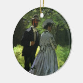 The Promenaders (Die Stwalzen) von Claude Monet Keramik Ornament (Links)