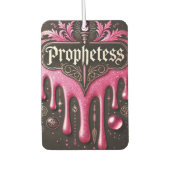 'The Prophetess' Car Air Freshener: Atmen Sie in P Autolufterfrischer (Vorderseite)