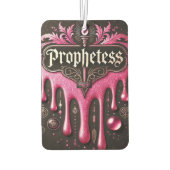 'The Prophetess' Car Air Freshener: Atmen Sie in P Autolufterfrischer (Rückseite)