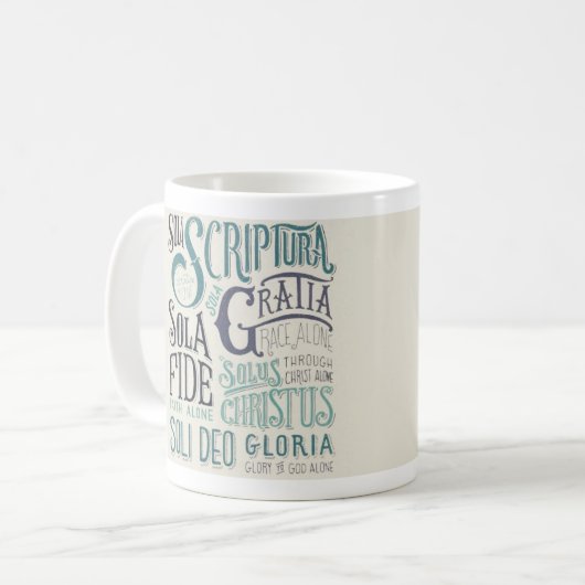 The Protestant Reformation mug Kaffeetasse (Vorderseite Links)
