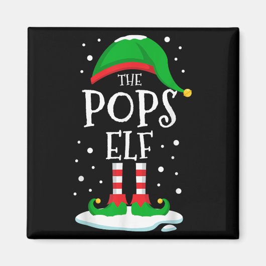 The Ps Elf Christmas Family Matching Xmas Grandpa Magnet (Vorne)