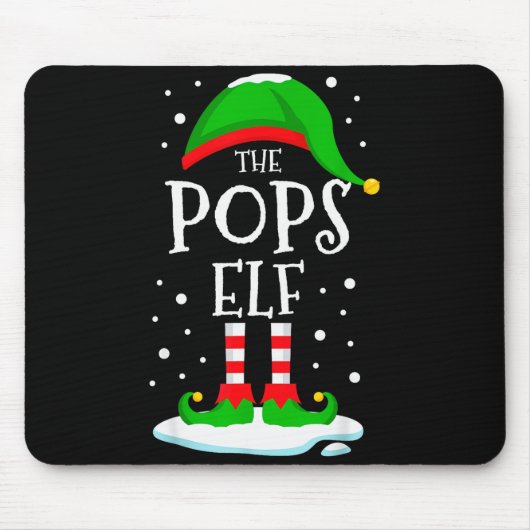 The Ps Elf Christmas Family Matching Xmas Grandpa Mousepad (Vorne)