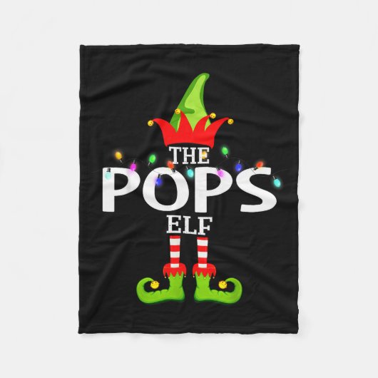 The Ps Elf Christmas Matching Pajamas  Fleecedecke (Vorderseite)