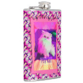 The PSY Kat / The Psychic Cat (von ACCI) Flachmann (Rechts)