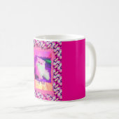 The PSY Kat / The Psychic Cat (von ACCI) Kaffeetasse (VorderseiteRechts)