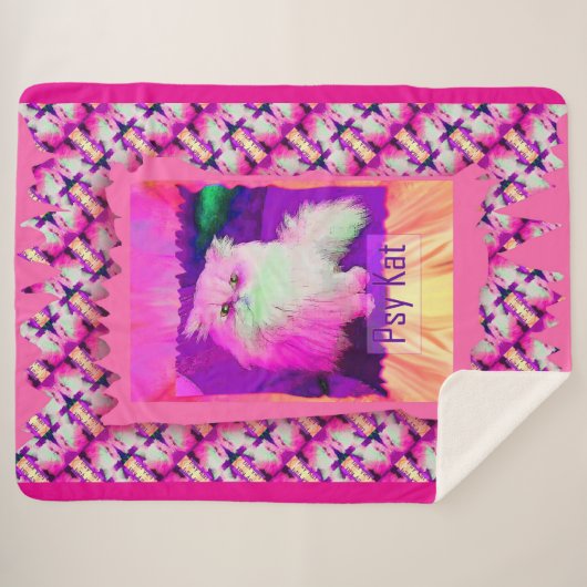 The PSY Kat / The Psychic Cat (von ACCI) Sherpadecke (Vorderseite (Horizontal))