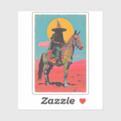 The Psychedelic Rider of the Sun Realm Aufkleber (Blatt)