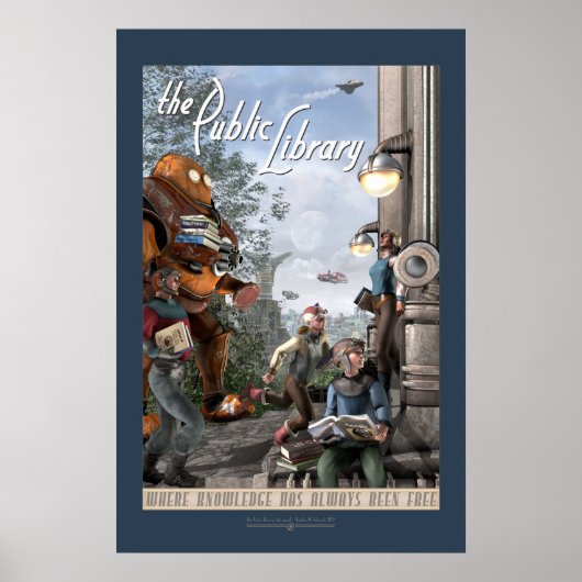The Public Library - Verlassen Panel (20x30") Poster (Vorne)
