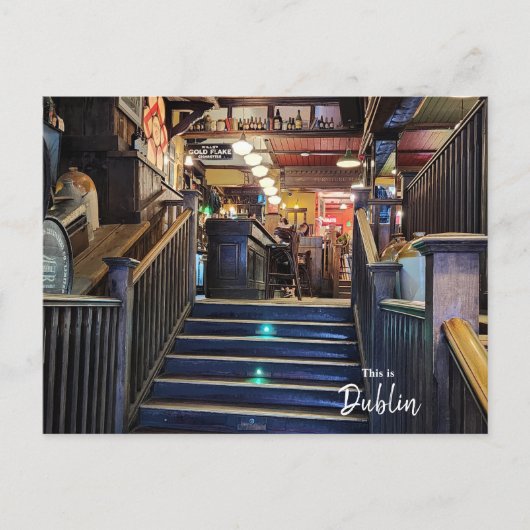 The Pubs of Dublin-Ireland Postkarte (Vorderseite)
