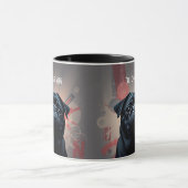 "The Pug Mug"- Mops-Hund-Kaffeetasse Tasse (Zentrum)