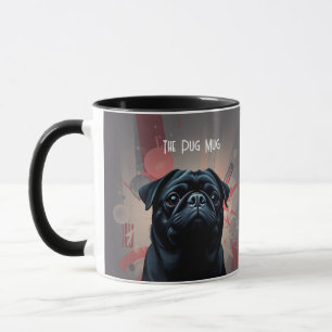 "The Pug Mug"- Mops-Hund-Kaffeetasse Tasse