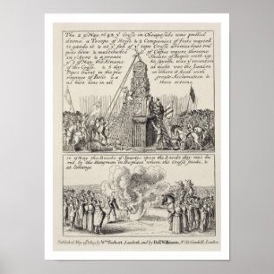 The pulling down of the Cheapside Cross by iconocl Poster